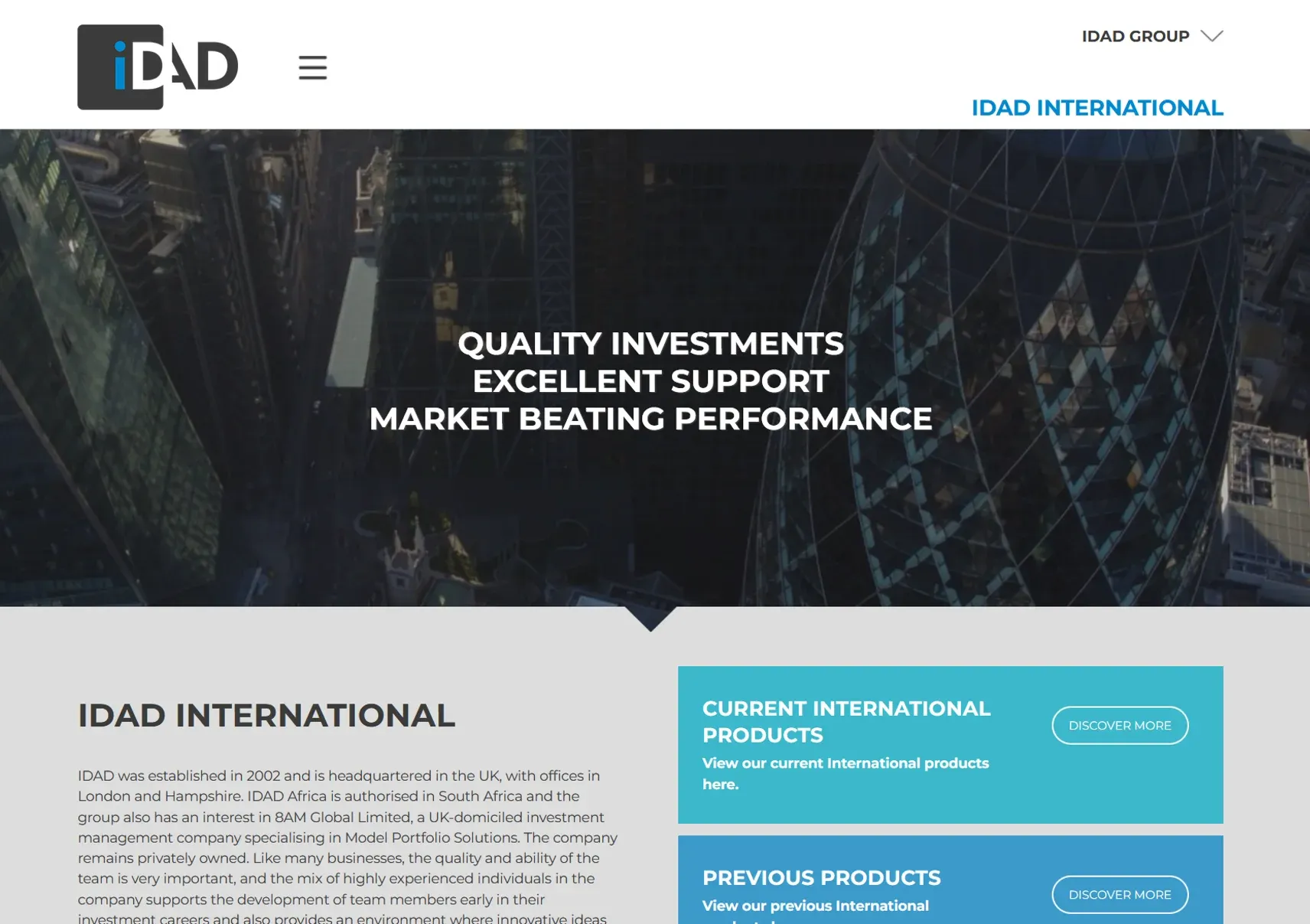 Website development - iDAD
