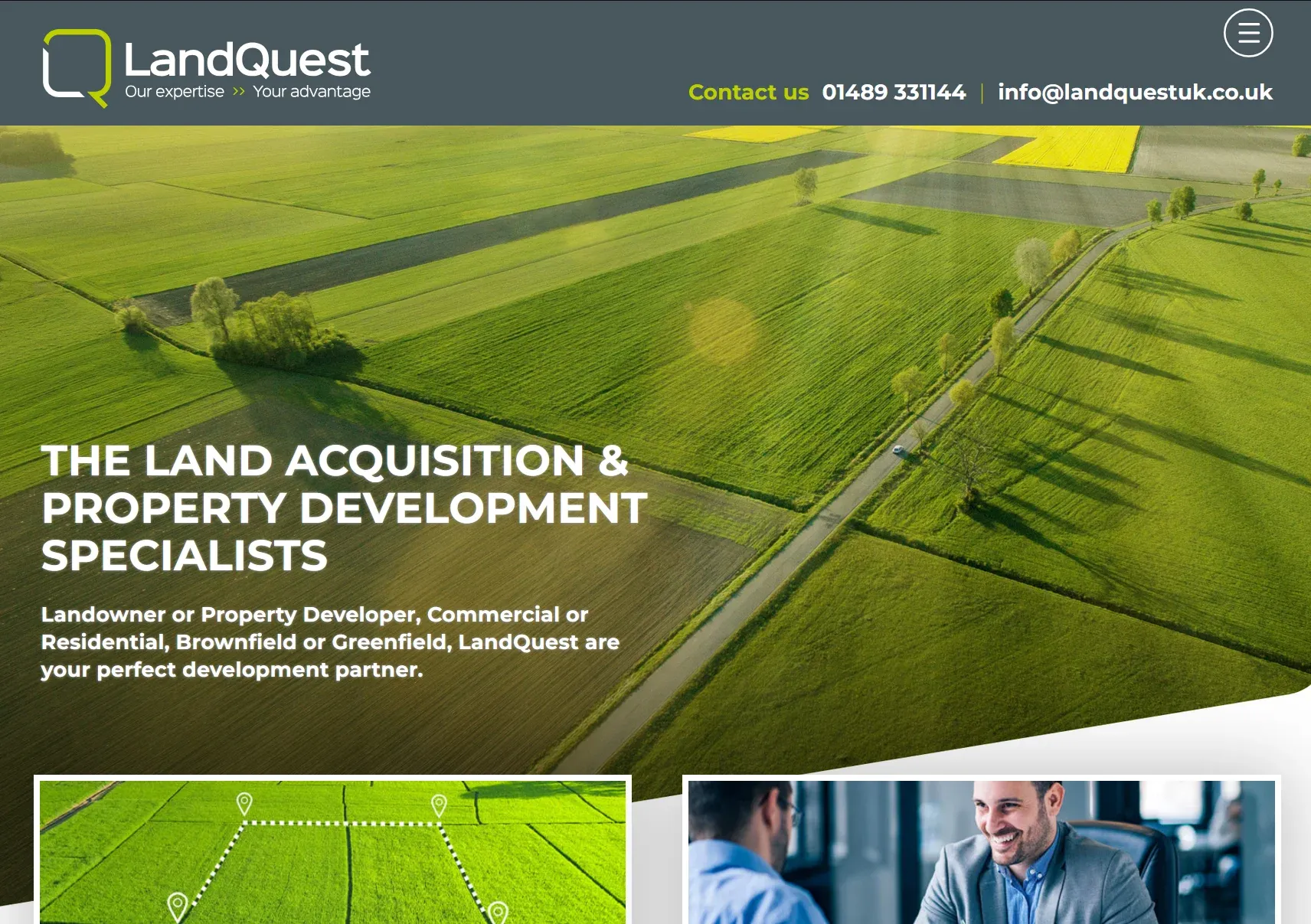 Website development - LandQuest