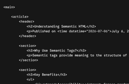 Semantic code